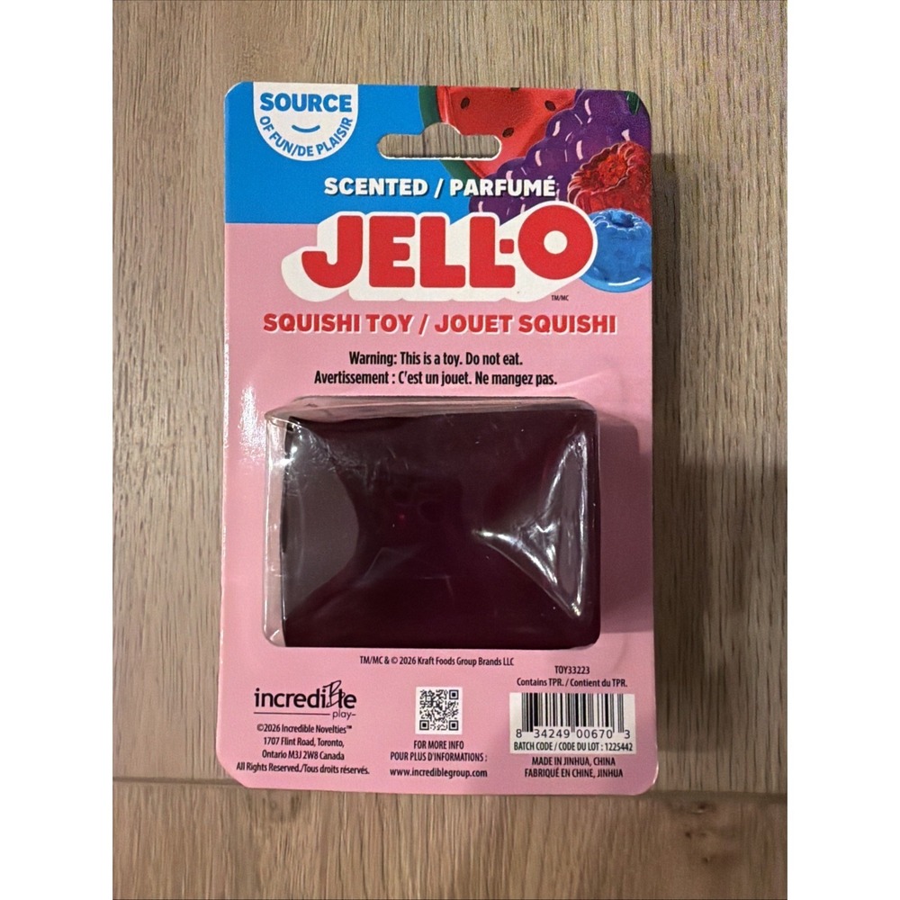 Jello Scented Squishi Squishy Toy Viral TikTok Toy New In Stock Purple Fast Ship